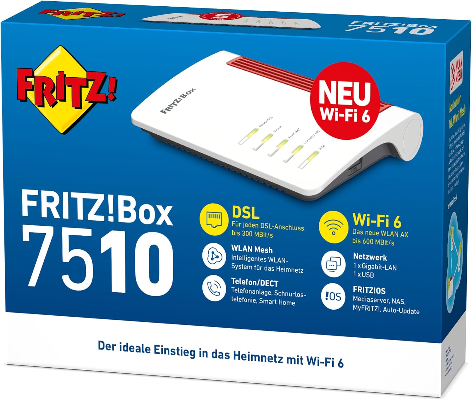 FRITZ! FRITZ!Box 7510 Bild 1 FRITZ!Box 7510 DSL-Router