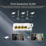 Binardat PoE-Extender 4 Port Gigabit, 1 In / 3 Out, 802.3af/at