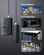 VCELINK Kabeltester für RJ45 und RJ11