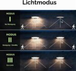 auralab Solarlampe mit Bewegungsmelder, rund