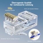 Cable Matters Cat 6 RJ45 Pass-Through-Stecker
