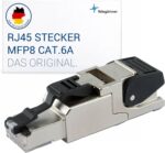 Telegärtner MFP8 RJ45-Stecker Cat6A geschirmt T568B feldkonfektionierbar