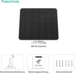 YCTechCam 5 W Solarpanel für Ring Kamera, 1 Stück, 2er- oder