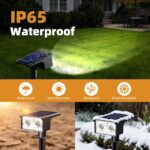 btfarm Solarlampe mit Bewegungsmelder für Aussen