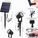 T-SUNUS Solarstrahler Gelb im Set Aussen Garten