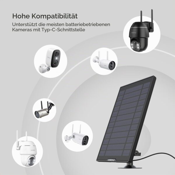 COOAU ZS-GQ5 Solarpanel