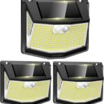 TECKNET Solarlampe Aussen mit Bewegungsmelder, 248 LED