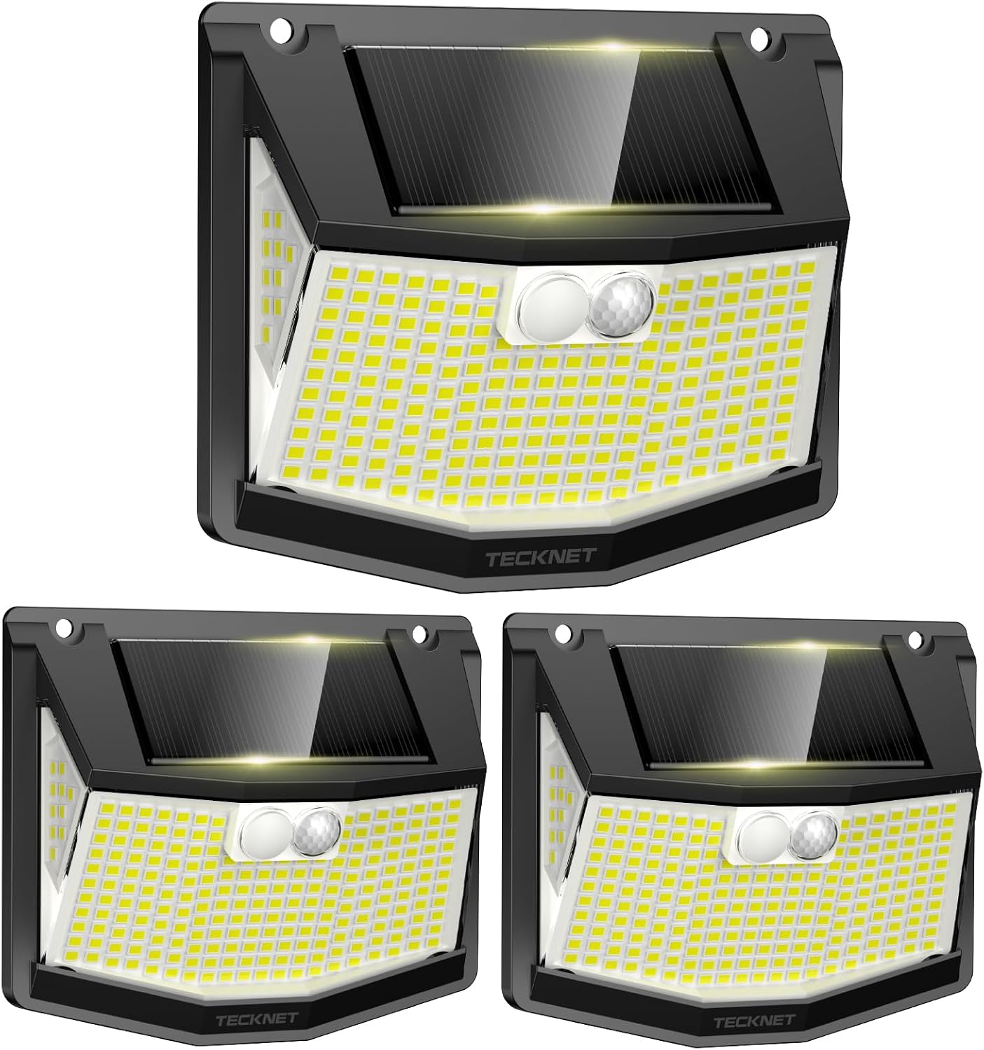 TECKNET TK-SL009 Bild 1 TECKNET Solarlampe Aussen mit Bewegungsmelder, 248 LED