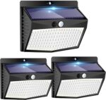 Peasur Solarlampe mit Bewegungsmelder Kaltweiss