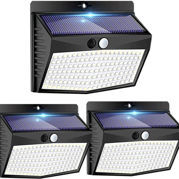 Peasur Solarlampe mit Bewegungsmelder Kaltweiss