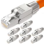 HB-DIGITAL CAT 7 RJ45-Stecker werkzeuglos