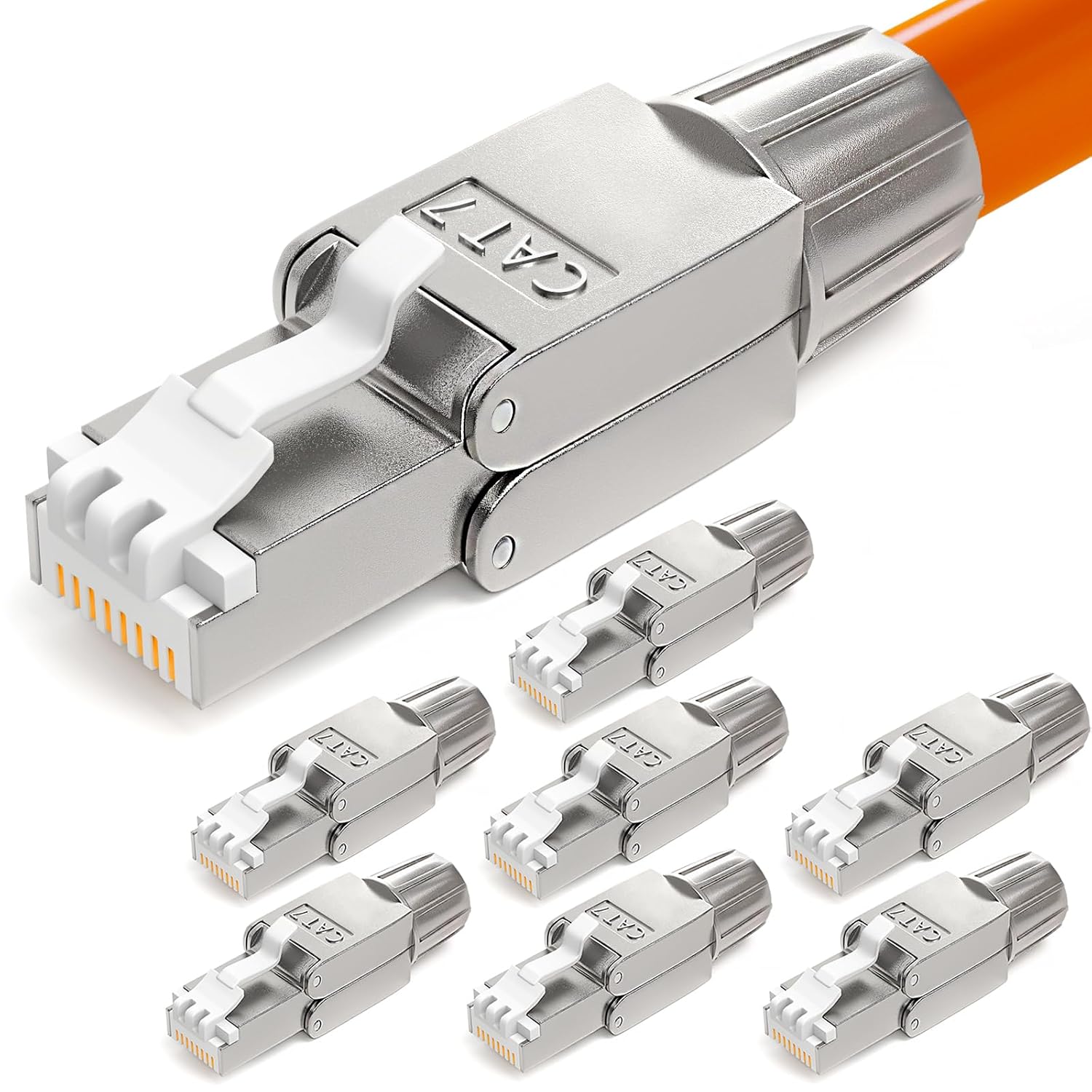 HB-DIGITAL Bild 1 HB-DIGITAL CAT 7 RJ45-Stecker werkzeuglos