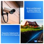 HB-DIGITAL 50 m CAT7 Outdoor Netzwerkkabel