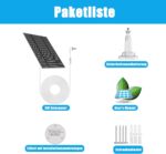 Nooukut 6-W-Solarpanel für Ring Spotlight Cam Plus/Pro und Stick Up Cam, IP66