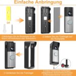 Pyfhy selbstklebende Halterung für Ring Türklingel