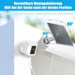 Nooukut 6-W-Solarpanel für Ring Spotlight Cam Plus/Pro und Stick Up Cam, IP66
