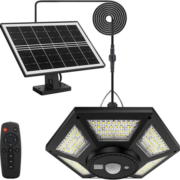 yowin Solar-Strahler mit Bewegungsmelder und Fernbedienung