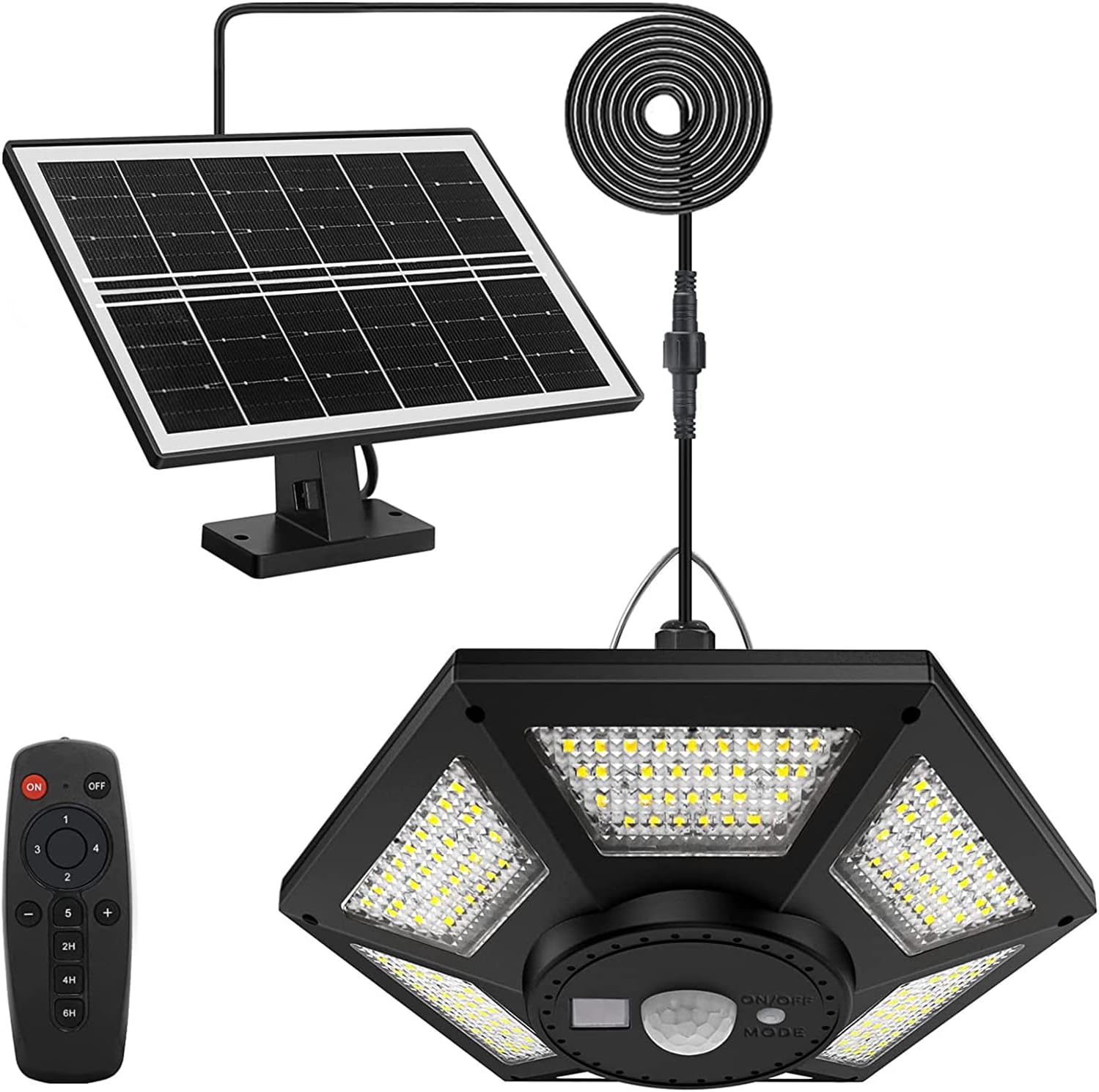 yowin Solar-Strahler mit Bewegungsmelder und Fernbedienung