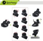 Sportway S40 Dashcam-Saugnapfhalterung mit Gelenkadaptern