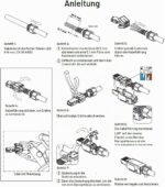 odedo 4x RJ45 Netzwerkstecker CAT6A/CAT7 Metall