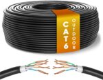 Mr. Tronic Cat6 Outdoor Netzwerkkabel 100 m Rolle