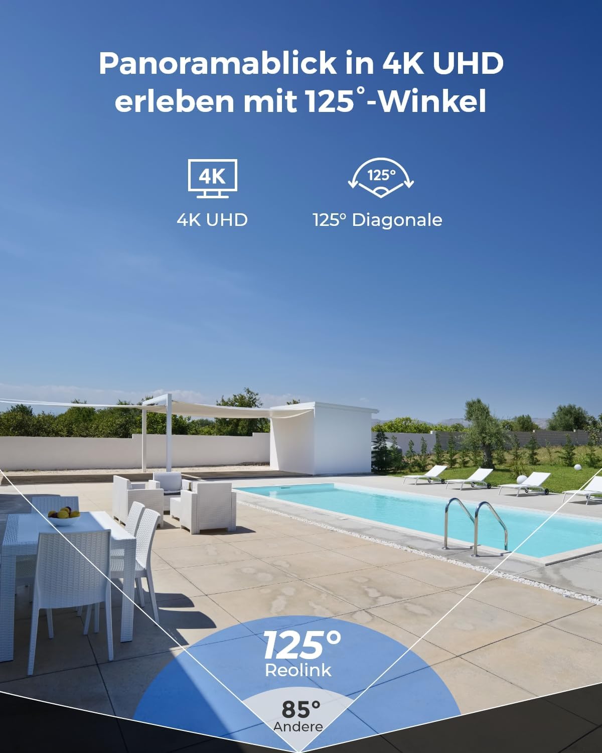 Reolink RLK8-800V4 Bild 1 Reolink RLK8-800V4 4K PoE Dome Überwachungsset