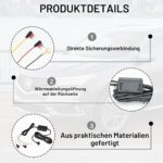 LEIBOCHAO USB-C Dashcam-Hardwire-Kabel 12–24 V, 3,5 m