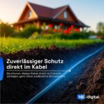 HB-DIGITAL 50 m CAT7 Outdoor Netzwerkkabel