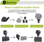 Sportway S501 Dashcam-Saugnapfhalterung