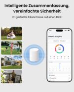 Reolink Home Hub Mini mit zwei Lumus 2K Überwachungskameras für Aussen