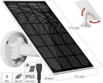 revolt Solarpanel 3 W mit Micro-USB und Halterung