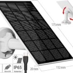 revolt Solarpanel 3 W mit Micro-USB und Halterung