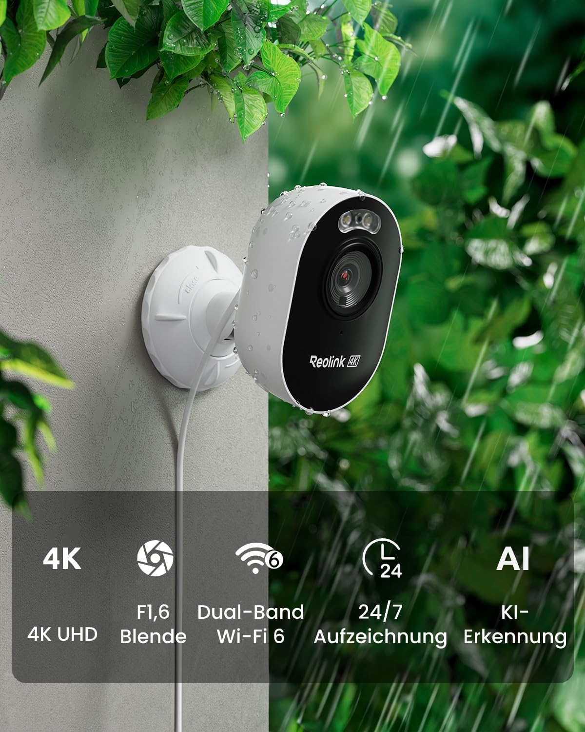 Reolink Home Hub Mini mit zwei Lumus Pro Aussenkameras