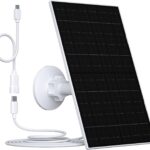 7-W-Solarpanel für Eufy-Kameras mit USB-C-Kabel