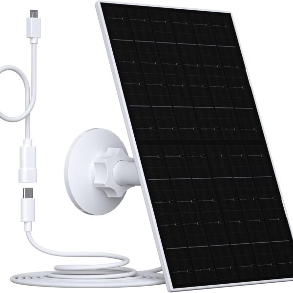 7-W-Solarpanel für Eufy-Kameras mit USB-C-Kabel