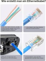 CableCreation Cat6 RJ45 Crimpstecker 100 Stück