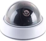VisorTech Kamera-Attrappe 2er-Set Dome mit LED