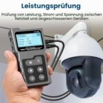 Der VXSCAN NF-488 zeigt Kurzschluss, Querverdrahtung und Unterbrechungen im Kabel an. Die PoE-Funktion prüft die Versorgung der Geräte.