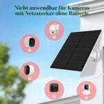 VMUTGA Solarpanel 5 W Überwachungskamera