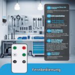 Aigostar Solarlampe mit Bewegungsmelder und Fernbedienung