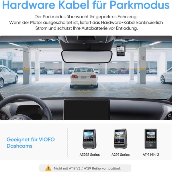 VIOFO HK4 Acc Hardwire-Kit USB-C für Dashcam