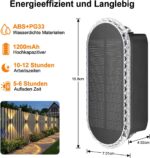 ELLASAY Solar Wandleuchte Aussen Up und Down IP65, 4 bis 10 Stück
