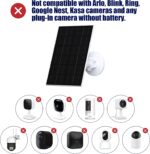 7-W-Solarpanel für Eufy-Kameras mit USB-C-Kabel