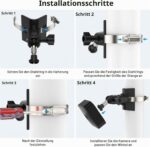 Gusfeliz Kamera-Masthalterung für Blink Outdoor 4, Outdoor 2K+, XT2 und Mini