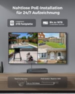 Reolink RLK8-500V4 5-MP-PoE-Überwachungsset mit NVR und vier Kameras