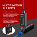 Mcbazel RJ45 RJ11 Netzwerktester Kabeltester