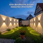 ELLASAY Solar Wandleuchte Aussen Up und Down IP65, 4 bis 10 Stück