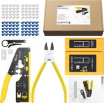 Proster RJ45 Crimpzange Set Gelb
