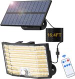 MinPea Solarlampe Warmweiss Aussen mit Bewegungsmelder