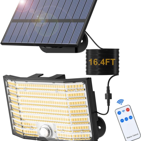 MinPea Solarlampe Warmweiss Aussen mit Bewegungsmelder